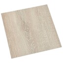 vidaXL Gulvplanker 55 pcs Beige 5,11 m² PVC