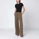 Off White Dame Bukser Brun M,