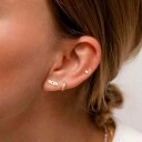 Stine A Jewelry Wow Mom Earring Forgylt Sølv Sterling 925 