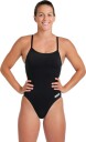 Arena - Badedrakt Women's Team Swimsuit Challenge Solid - Svart
