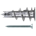 Fischer Gipsanker Driva 1 12mm Metallplugg med Skruer, 100 stk
