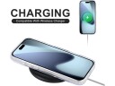 iiglo iPhone 17 Pro Max Magnetic Silikondeksel Gjennomsiktig
