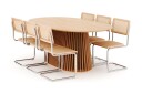 Scandinavian Choice Peyra Spisebord 200 cm Ovalt Ek med 6 stk Build Matstkolar Natur
