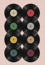 Retro Record Collection Plakat / 70x100