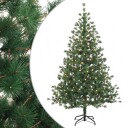 vidaXL Kunstig sammensatt juletre 180 cm 300 LED-lys Varmhvit