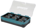 Makita E-16592 Kraftpipesett 1/2" med 7 Metriske Hoder 13-24 mm Sort Teal