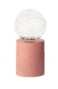 Kaemingk Bordlampe Solcelle Rosa H27
