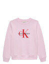 Calvin Klein Ck Monogram Terry Cn Sweatshirt Pink 140