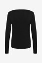 Saint Tropez   Bluse ViggaSZ Boatneck Blouse   Svart