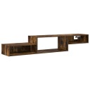 vidaXL Vegghengt TV-skap Veggmontert Røkt Eik 150 x 28 x 26 cm