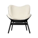 Umage A Conversation Piece Lounge stol Black Oak/Teddy White