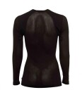 Aclima  WoolNet Light Crewneck W´s Dame 360 Jet Black / Dark Ivy 2XL