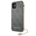 Guess Mobildeksel iPhone 11 6,1" Hardt Deksel 4G Charms Collection Grå
