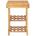 vidaXL Skostativ 90x32x46 cm heltre akasie