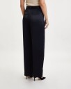 House Of Dagmar Shiny Wide Suit Pant   Black   36