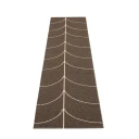 Pappelina Vevd Teppe Leif Dark Brown 70x270 cm