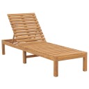 vidaXL Solsenger 2 stk heltre teak
