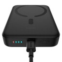 Baseus Mini 30W Magnetisk Powerbank med USB-C PD & Qi Trådløs Lading - 10 000 mAh - MagSafe Kompatibel - Sort