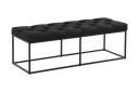 Sittebenk Rebeca 120 cm Dypheftet   Svart