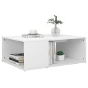 vidaXL Salongbord hvit 90x67x33 cm sponplate