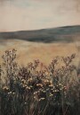 Landscape Flower Poster Plakat / 40x50cm
