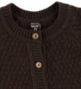 Smallstuff Cardigan, Ao Elephants, Merino Wool, Brown - Brown - 80/86