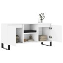 vidaXL TV-benk hvit 104x35x50 cm konstruert tre 8720845906719
