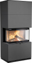 Contura i51AA panorama elementpeis med Artstone Antracit omramming