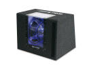 Alpine SBG-1244BP 12" subwoofer i kasse Plexiglass, 250W RMS, blå LED
