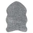 Skinnwille Lumme teppe 60x90 cm Stone
