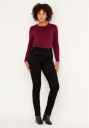 Stretchy jeggings med høy elastisk midje
