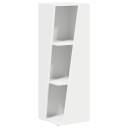 vidaXL Sidehylle Hvit 33 x 32 x 100,5 cm Konstruert tre