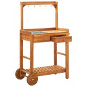  Utendørs kjøkkentralle heltre akasie 92x43,5x141,5 cm 43986