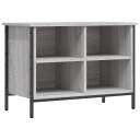 vidaXL Skohylle gr? sonoma 69x35x50 cm konstruert tre