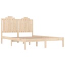 vidaXL Sengeramme heltre furu 200x200 cm