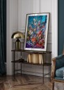 Burst of Blooming Light Plakat / 50x70cm