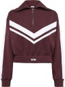 FILA Avigna  Relaxed Cropped Half Zip Sweatshirt   FUDGE   XL