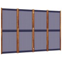  Romdeler 4 paneler mørkeblå 280x180 cm 8721012464278