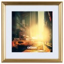 DÃRR New York Square Billedramme Plast 20x20cm Gull