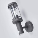 Lindby Djori utendørs vegglampe med bevegelsessensor