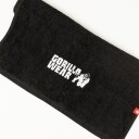 Zip Pocket Gym Towel Black