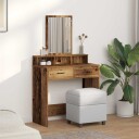  Smykkebord med skuffer Gammelt tre 79x41x140 cm