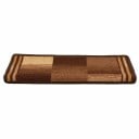 vidaXL Selvklebende trappematter 10 stk 65x25 cm brun