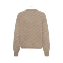Kaffe Dame Strikkevarer Beige S,