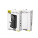 Dudao K15PRO Powerbank 20000 mAh 22,5 W med USB-C og USB-A - Svart