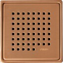 Purus Chess 150x150mm Kobber Avløpsrist med Ramme
