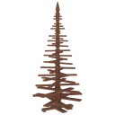 vidaXL Trekjuletrær KOTKA 210 cm Heltre furu Mørkebrun finish