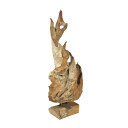 Europalms Natural Wood Sculpture 160cm