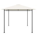 vidaXL Paviljong 4x3x2,7 m kremhvit 180 g/m²