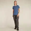 Skjorte til dame M Icebreaker Merino Tech Lite Tee W M Dawn